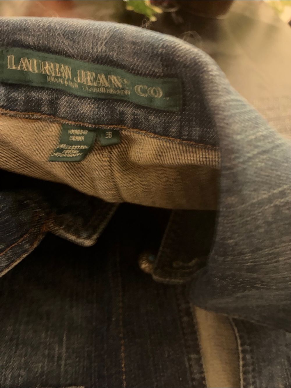 Ralph Lauren Vintage-Style Indigo Denim Jean Jacket - Picture 5 of 5